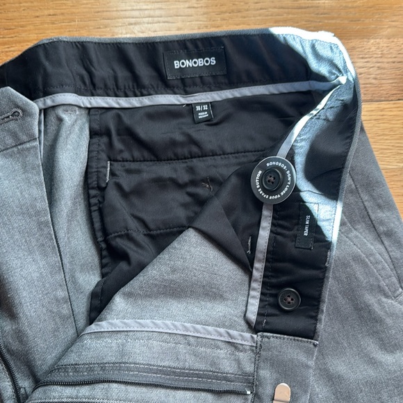 Bonobos Tuesday Slim Taper Pants size 38/32, never worn. - Picture 5 of 5